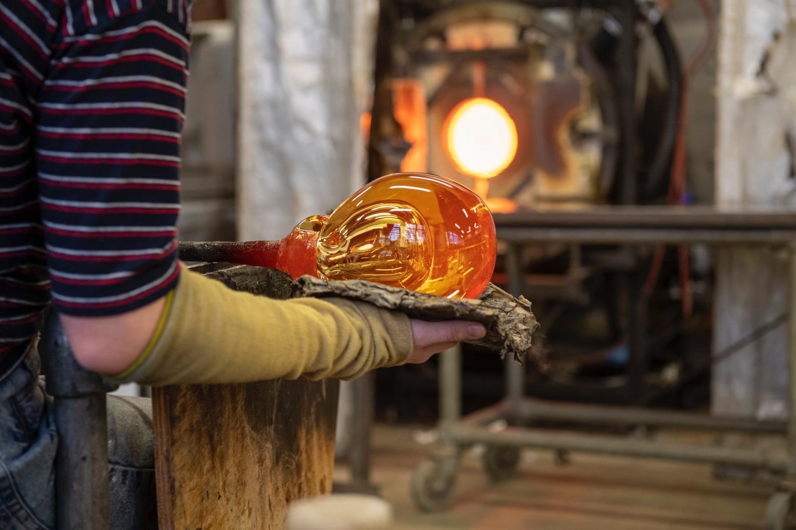 Behind the Scenes student exhibition - glass image