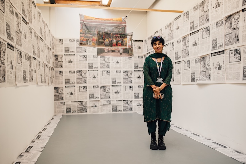 Aisha Aslam, BA (Hons) MA Fine Art. Photo by Yousef al Nasser