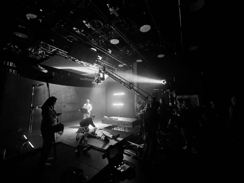 Filming at UCA's VP studio